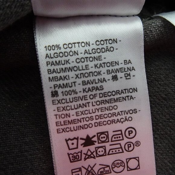 Levi's Denim Jacket Women's Size S Gray Jean Jacket Button Front Paint Splatter - Picture 8 of 9